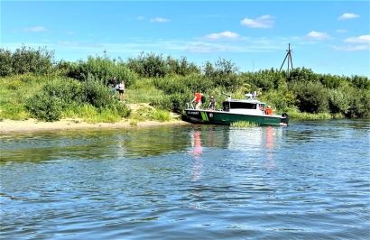 Gelbėjimo operacijos akimirka. Autorių nuotr.