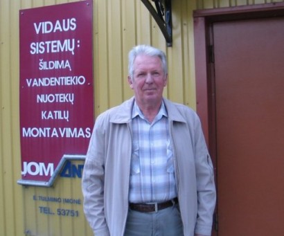 Dvidešimtmetį mininčios „Jomantės“ įkūrėjas ir vadovas E. Tulminas.