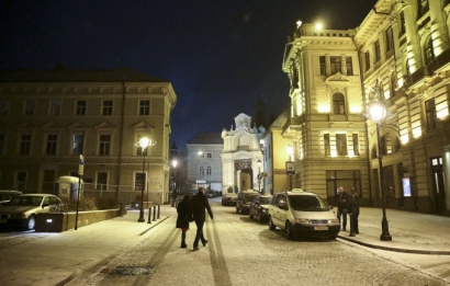 Luko Balandžio/Žmonės.lt nuotr. / Pirmasis sniegas Vilniuje