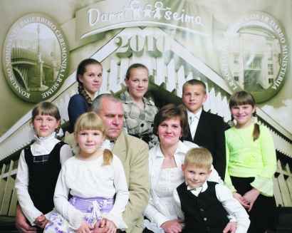 S. ir A. Skirmantų šeima 2010-aisiais dalyvavo respublikiniame konkurse „Darni šeima“.