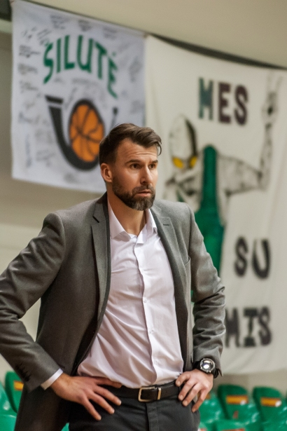 Simonas Serapinas tapo „Šilutės“ krepšinio komandos vyr. treneriu. S. Gvildžio nuotr.