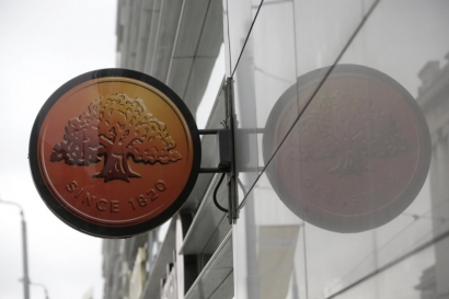 „Reuters“/„Scanpix“ nuotr. / „Swedbank“ banko logotipas