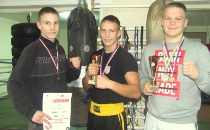 Čempionai V. Balsys, E. Ruplauskas, T. Olberkis.