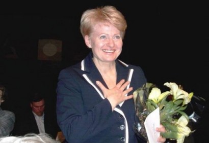 D. Grybauskaitės padėka rinkėjams. A. V. Augulio nuotrauka