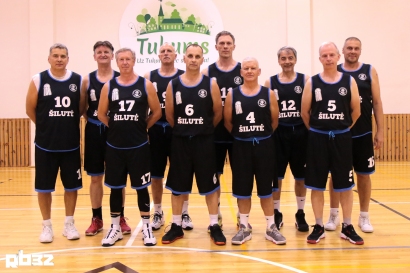 Baltic Cup2024 komanda. Iš kairės: Giedrius Vasilkevičius, Jonas Jaunius, Vytautas Radavičius, Petras Nausėdas, Vidmantas Narvilas, Audrius Purickas, Antanas Jonušas, Arvydas Stonis, Alvydas Ežerinskis, Petras Jonikas.