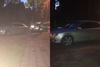  Skaitytojo Pauliaus nuotr. / Klaipėdoje nepilnamečių merginų pavogta „Audi“ rasta Šilutėje 