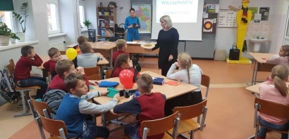 Gimnazijoje vyksta jau tradicinėmis tapusios Vokiečių kalbos dienos. Autorės nuotr.