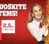 „Tele2“ Kalėdos: 2,5 GB duomenų tik už 7,5 Eur/mėn., o išmanieji – iki 54 proc. pigiau