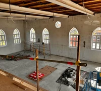 Švėkšnos sinagogoje darbai juda į priekį