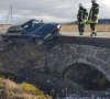 Nepatyręs vairuotojas prie Šilutės lygioje vietoje sudaužė seną BMW limuziną