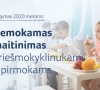 Siūlomas nemokamas maitinimas priešmokyklinukams ir pirmokams