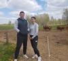 Indrė ir Justinas Petručiai patenkinti ūkininkavimo pradžios rezultatais
