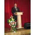 Sveikinimo kalbą sakė Pagėgių savivaldybės meras V. Komskis.